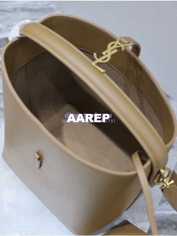 Replica YSL Saint Laurent Le 37 in Shiny Leather 7428282 Fox 12