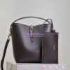 Replica YSL Saint Laurent Le 37 in Shiny Leather 7428282 Fox