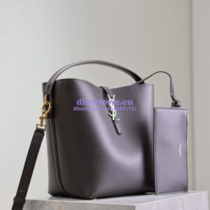 Replica YSL Saint Laurent Le 37 in Shiny Leather 7428282 Arabica 2