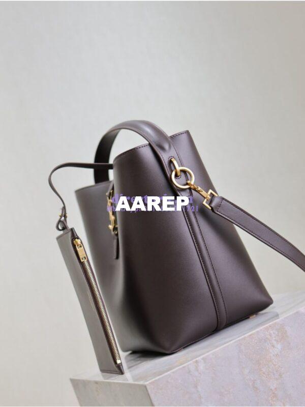 Replica YSL Saint Laurent Le 37 in Shiny Leather 7428282 Arabica 5