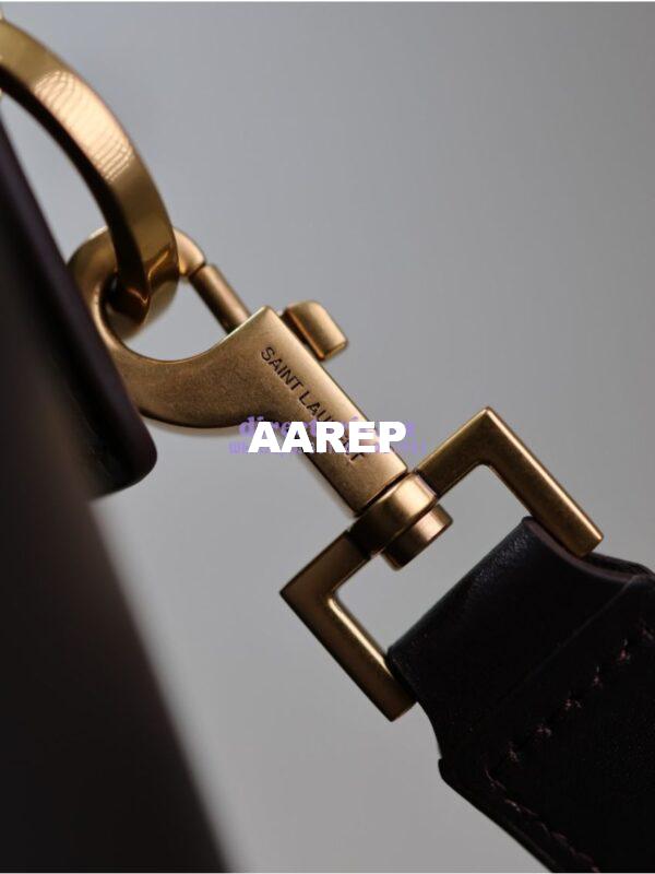 Replica YSL Saint Laurent Le 37 in Shiny Leather 7428282 Arabica 11