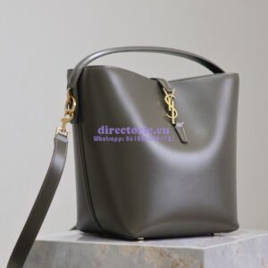 Replica YSL Saint Laurent Le 37 in Shiny Leather 7428282 Deep Musk 2