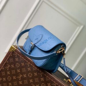Louis Vuitton LV M27362 Diane Handbag Blue Jean