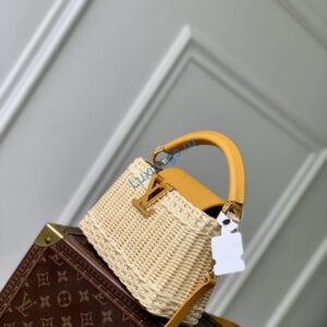 LV M24976 Louis Vuitton Capucines Mini Golden Yellow