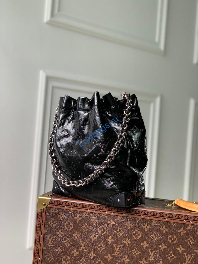 Louis Vuitton LV M13484 Noe Trunk PM Bag Monogram Black