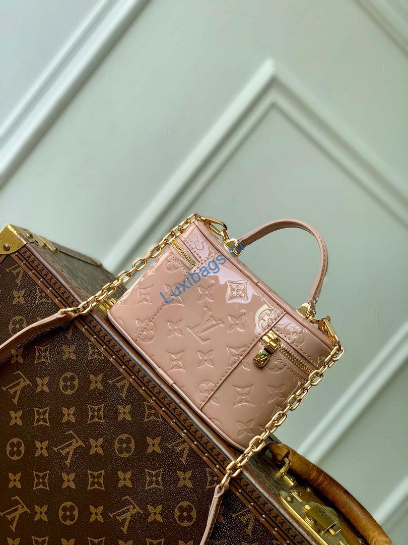 LV M27169 Louis Vuitton Vanity Chain Pouch Bag Desert Sand - Image 3