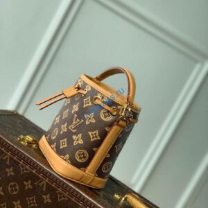 LV M27699 Louis Vuitton Nano Noé Bag Monogram Origine Ebène