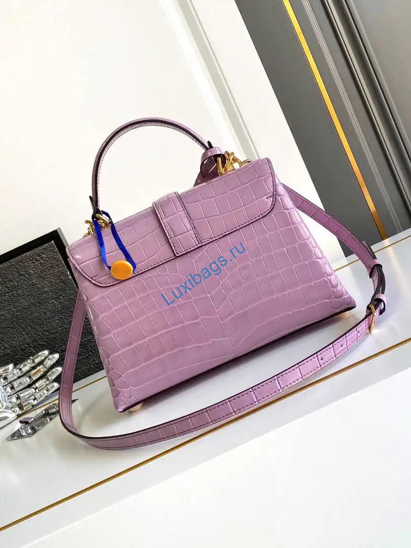 LV M84714 Louis Vuitton Crocodile Pattern Purpel - Image 2