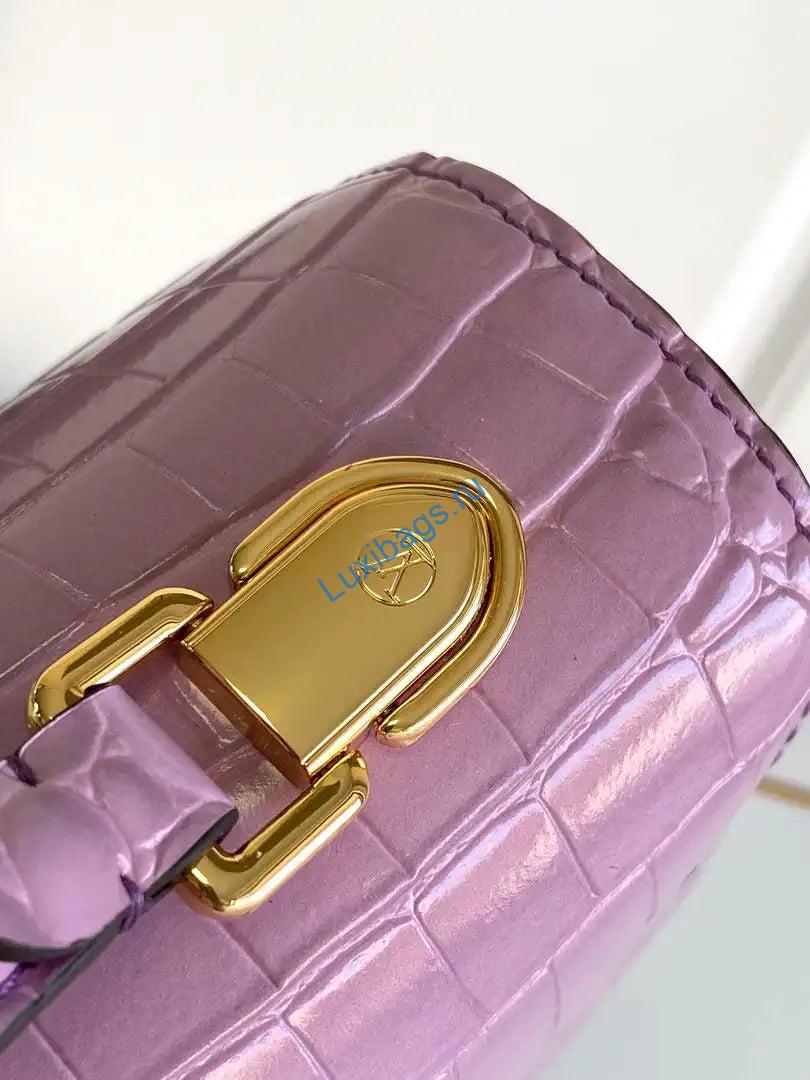LV M84714 Louis Vuitton Crocodile Pattern Purpel - Image 5