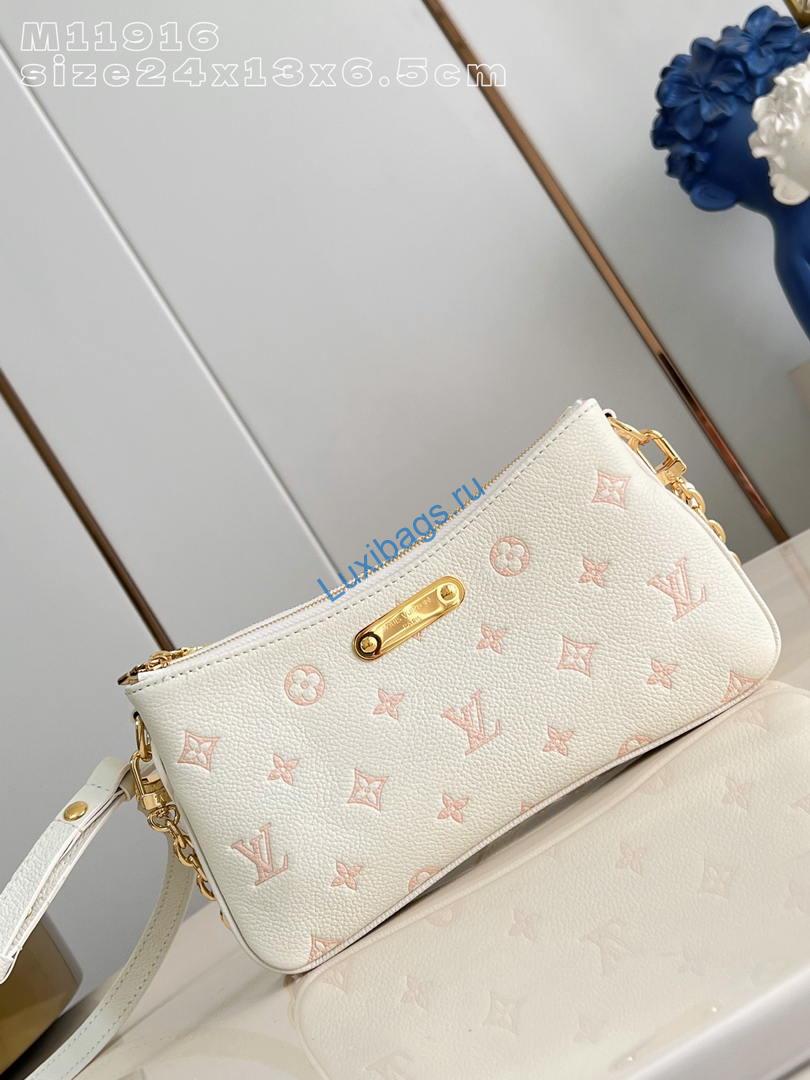 LV M11916 Louis Vuitton Liv Pochette Bag Monogram Beige
