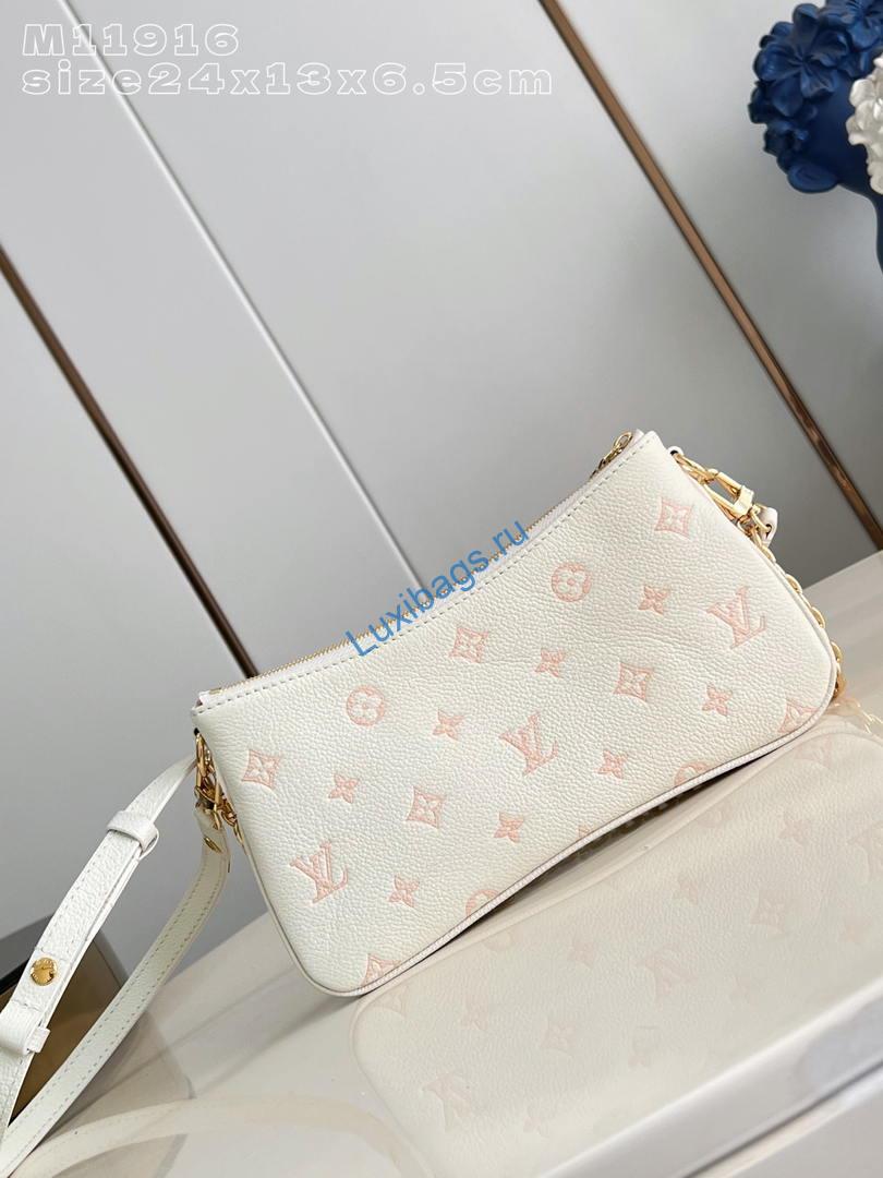 LV M11916 Louis Vuitton Liv Pochette Bag Monogram Beige - Image 4
