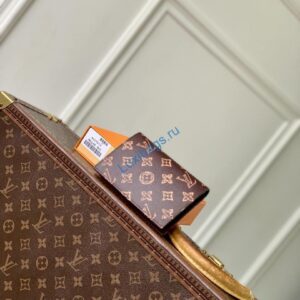Louis Vuitton LV M27612 Passport Cover Other Monogram Canvas Coffe Brown