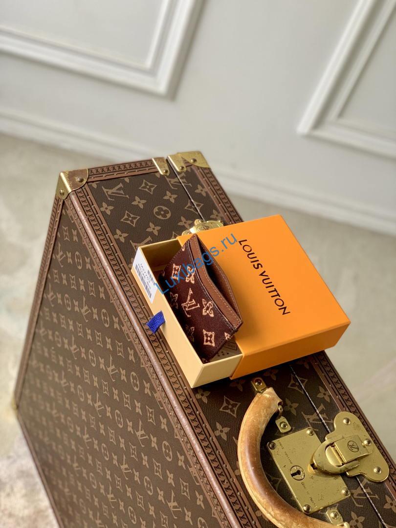 LV M27756 Louis Vuitton Card Holder Other Monogram Canvas Coffe Brown - Image 7
