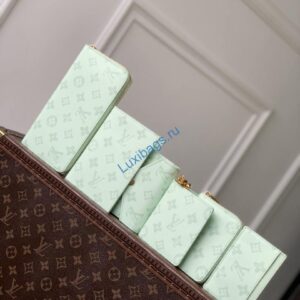 LV M27756 Louis Vuitton Card Holder Other Monogram Canvas Green