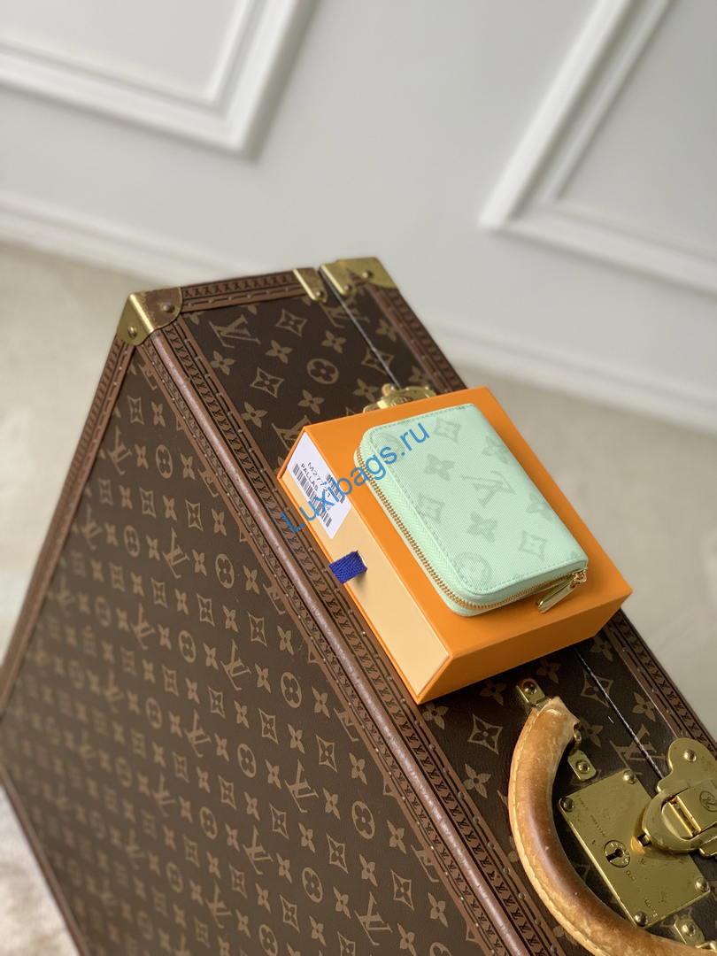 LV M27721 Louis Vuitton Zippy Coin Purse Other Monogram Canvas Green - Image 2