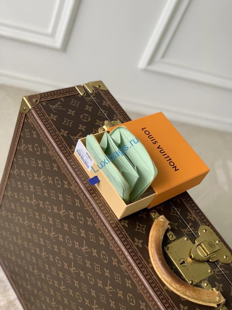 LV M27721 Louis Vuitton Zippy Coin Purse Other Monogram Canvas Green - Image 8