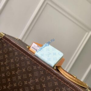 LV M27721 Louis Vuitton Zippy Coin Purse Other Monogram Canvas Light Blue