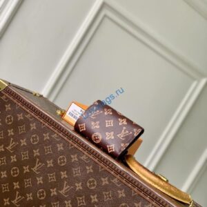 LV M27681 Louis Vuitton Victorine Wallet Other Monogram Canvas Coffe Brown
