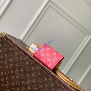 LV M27681 Louis Vuitton Victorine Wallet Other Monogram Canvas Rose Red