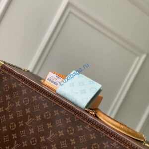 LV M27680 Louis Vuitton Zippy Coin Purse Other Monogram Canvas Light Blue