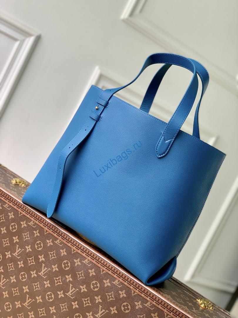 Louis Vuitton LV M25341 Low Key Cabas MM Bag Blue - Image 2