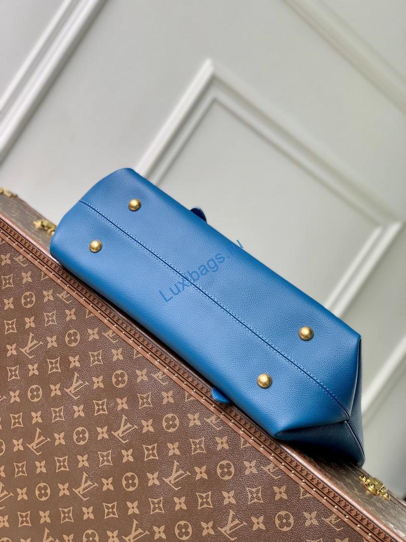 Louis Vuitton LV M25341 Low Key Cabas MM Bag Blue - Image 3