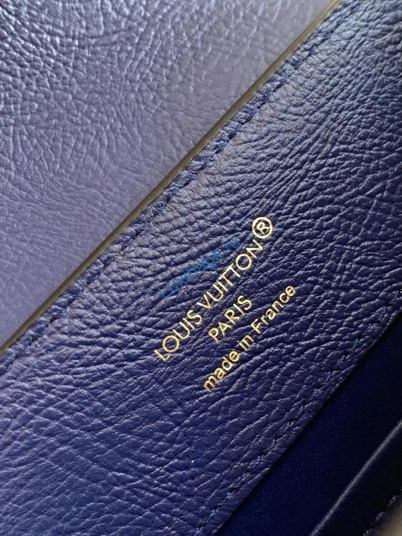 LV M87313 Louis Vuitton Ostrich Capucines BB Navy Blue - Image 8