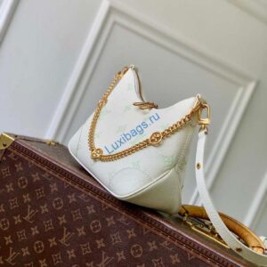 LV M27571 Louis Vuitton Boulogne PM Bag Milky White/Green