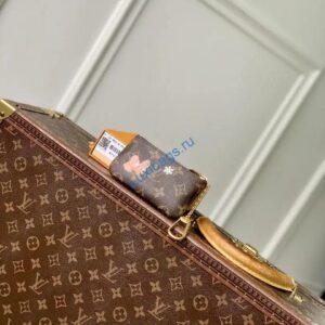LV M15341 Louis Vuitton Key Pouch Monogram Blue Frost