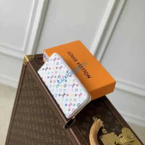 LV M13408 Louis Vuitton LV X TM Clémence Wallet Multicolored White