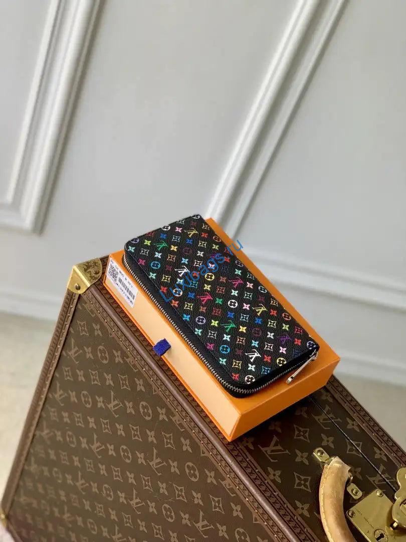 LV M13408 Louis Vuitton LV X TM Clémence Wallet Multicolored Black - Image 2