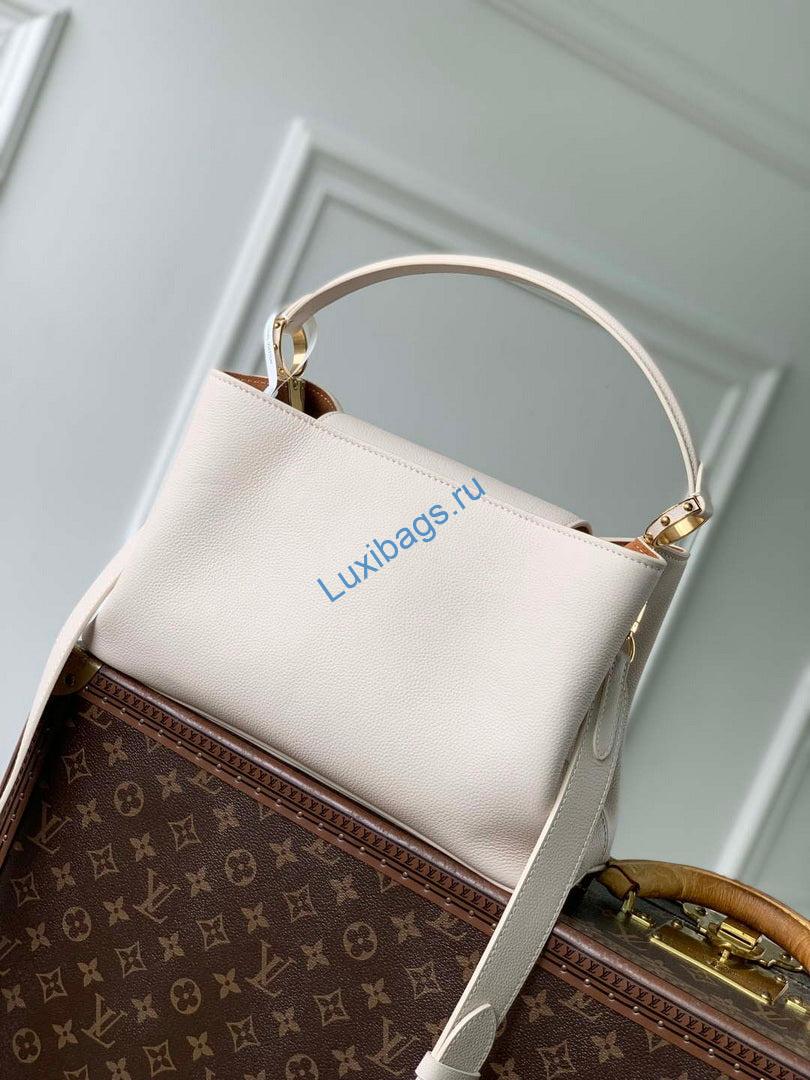 LV M14979 Louis Vuitton Capucines MM Souple Bag Quartz White - Image 2