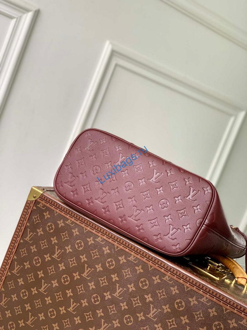 LV M25855 Louis Vuitton Neverfull MM Bag Grenat - Image 3