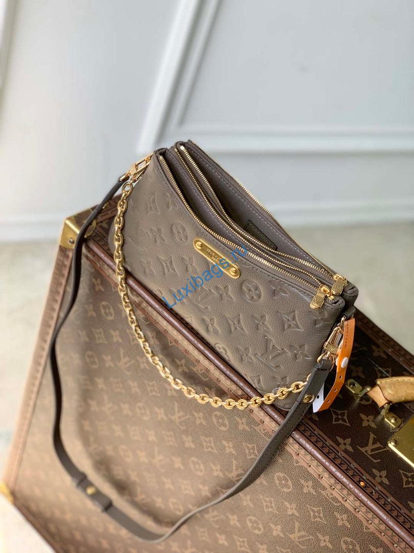 LV M25816 Louis Vuitton Pochette Liv Bag Smoke Gray - Image 8