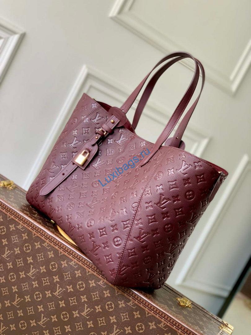 LV M25888 Louis Vuitton All In One MM Bag Wine Red
