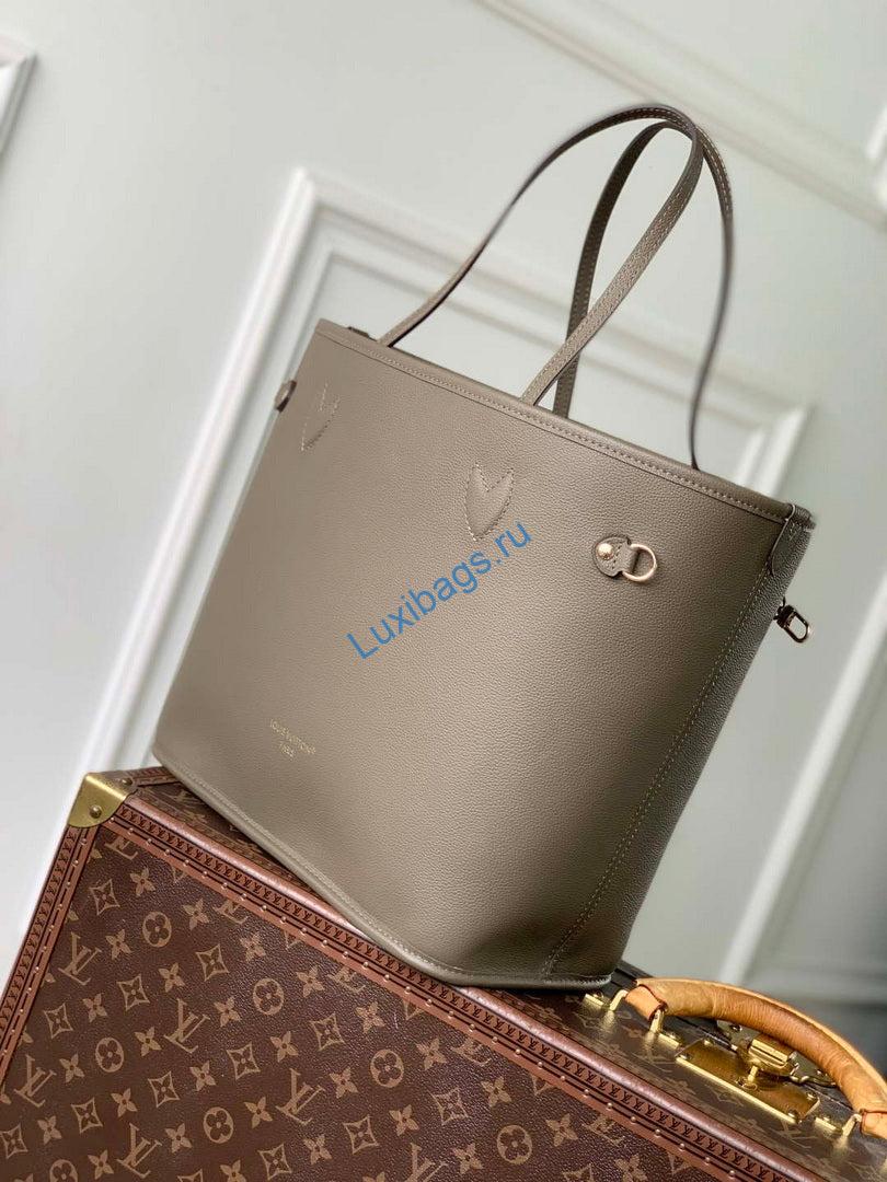 LV M25664 Louis Vuitton Neverfull Inside Out MM Bag Smoke - Image 10