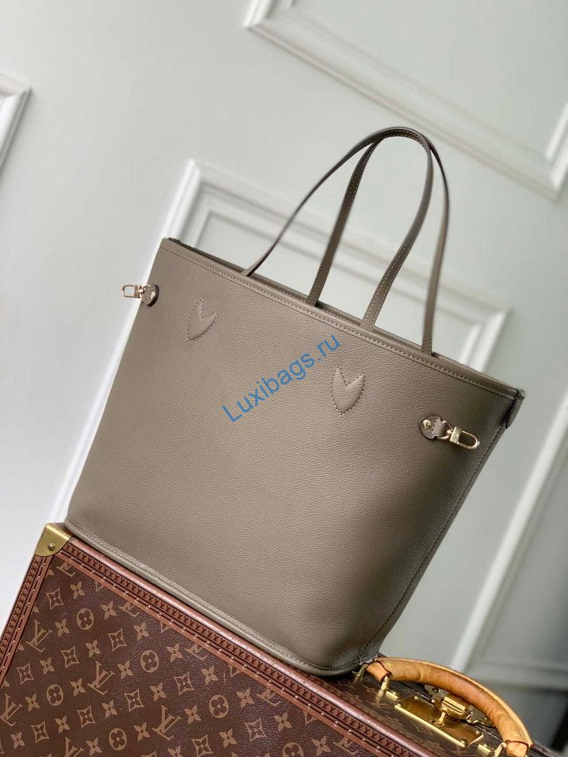 LV M25664 Louis Vuitton Neverfull Inside Out MM Bag Smoke - Image 11