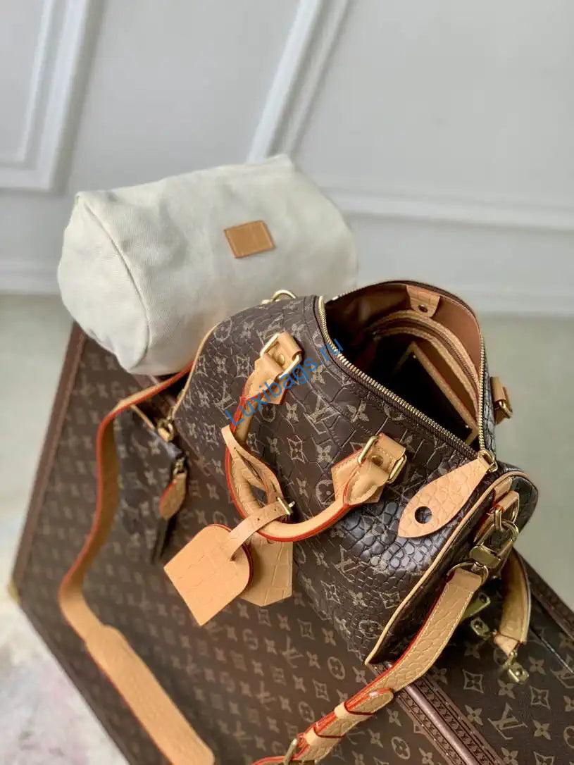 LV N87504 Louis Vuitton Speedy P9 Bandoulière 25 Bag Monogram - Image 8