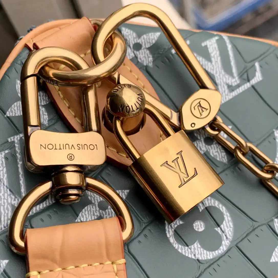 LV N87504 Louis Vuitton Speedy P9 Bandoulière 25 Bag Green - Image 6