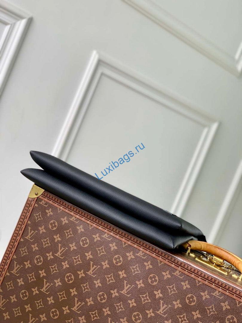 LV M25943 Louis Vuitton Duo Pouch Bag Black - Image 2