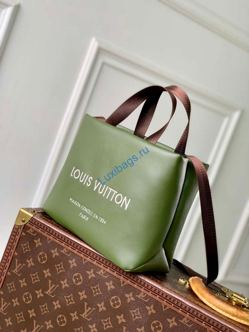 LV M15238 Louis Vuitton Mini Shopper Tote Khaki Green