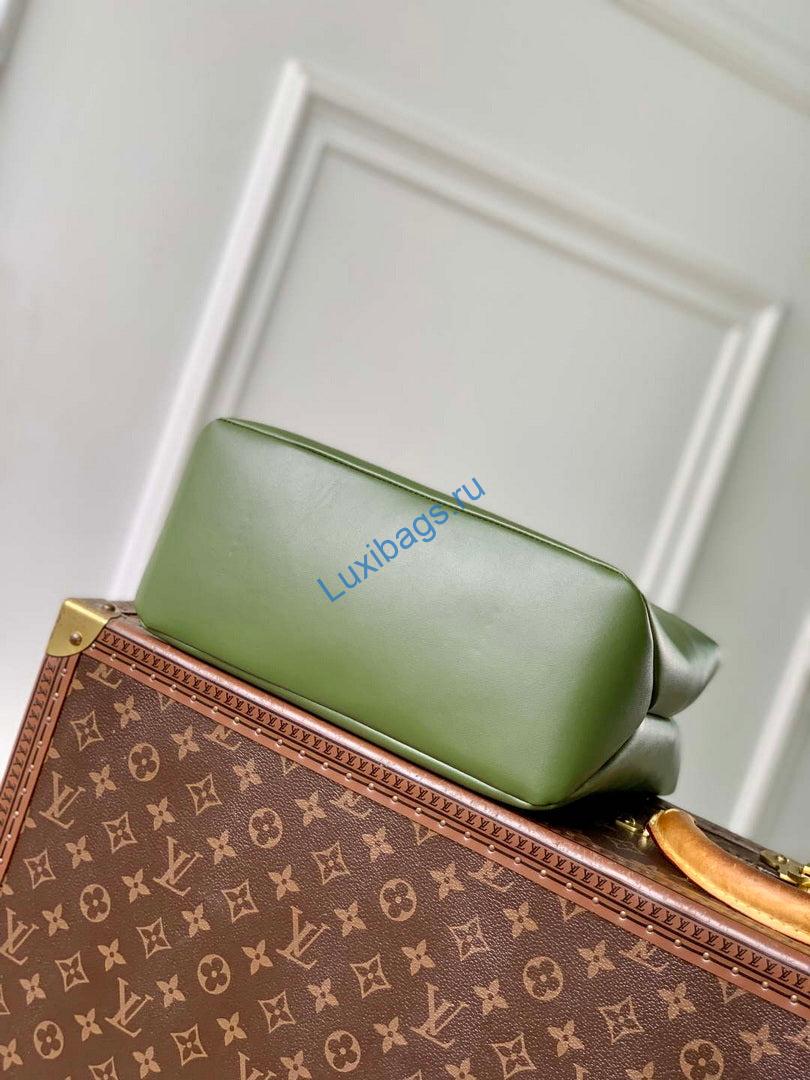 LV M15238 Louis Vuitton Mini Shopper Tote Khaki Green - Image 3