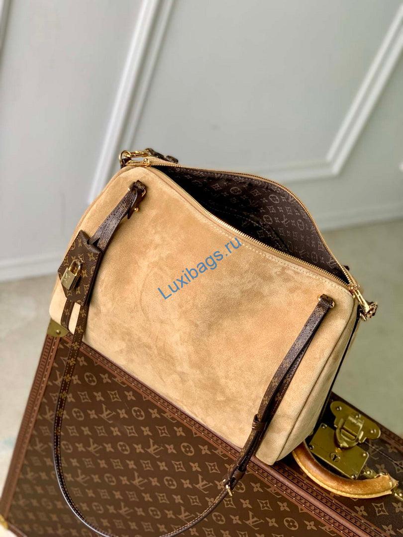 LV M26358 Louis Vuitton Express MM Bag Hazelnut Brown - Image 8