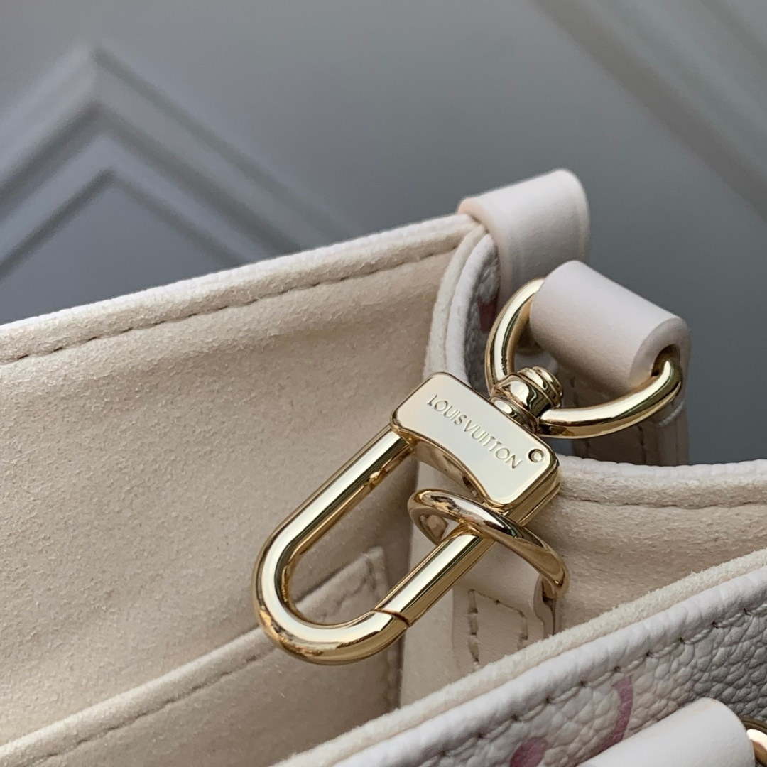 LV M25770 Louis Vuitton OnTheGo PM Bag Dream Cream - Image 4