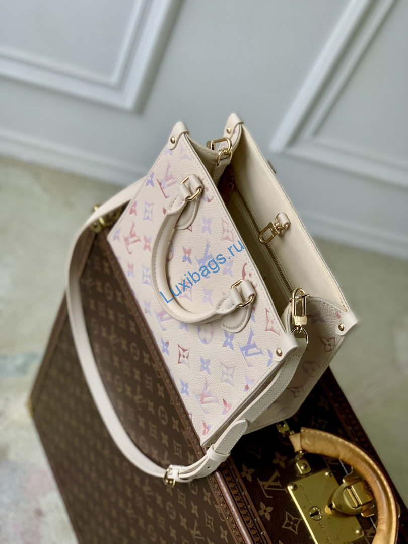 LV M25770 Louis Vuitton OnTheGo PM Bag Dream Cream - Image 8