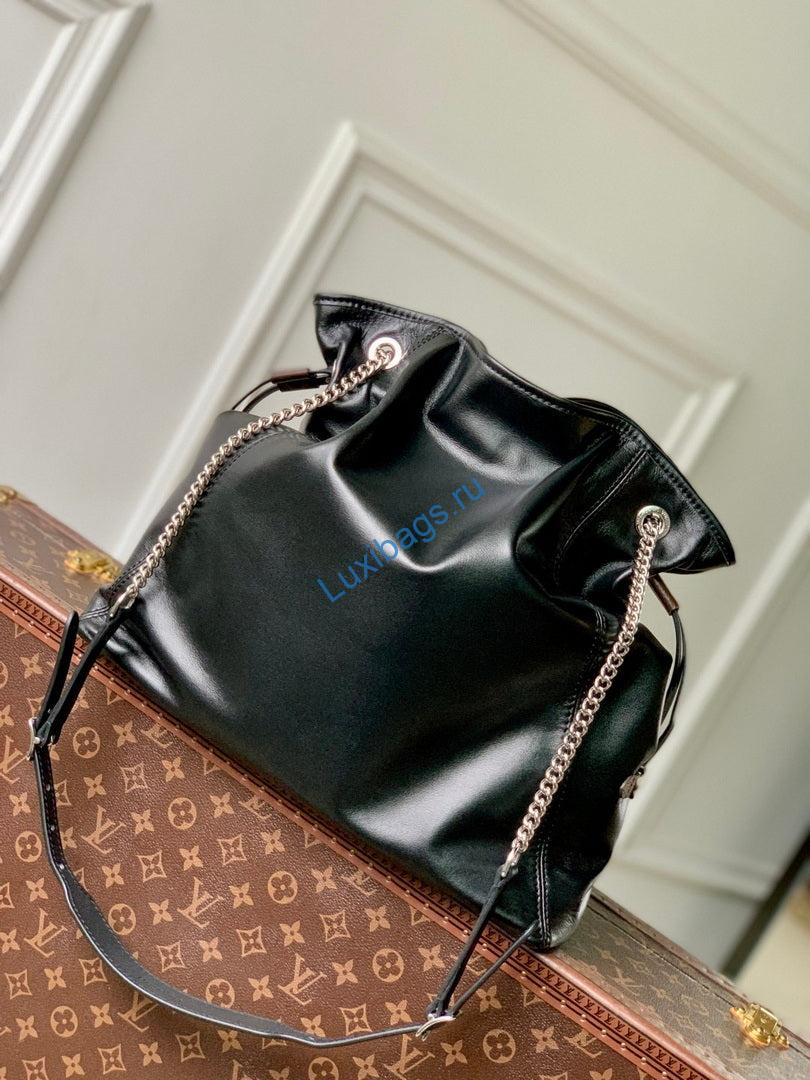 LV M25545 Louis Vuitton Off Duty Vibe MM Bag Black - Image 2