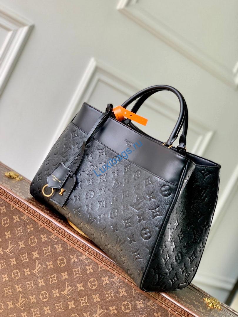 LV M25575 Louis Vuitton Avenue MM Handbag Black