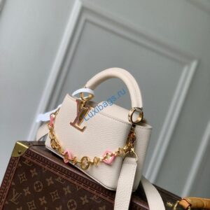 LV M14970 Louis Vuitton Capucines BB Bag White
