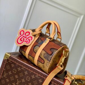 LV M15428 Louis Vuitton Keepall Bandoulière 25 Bag Brown