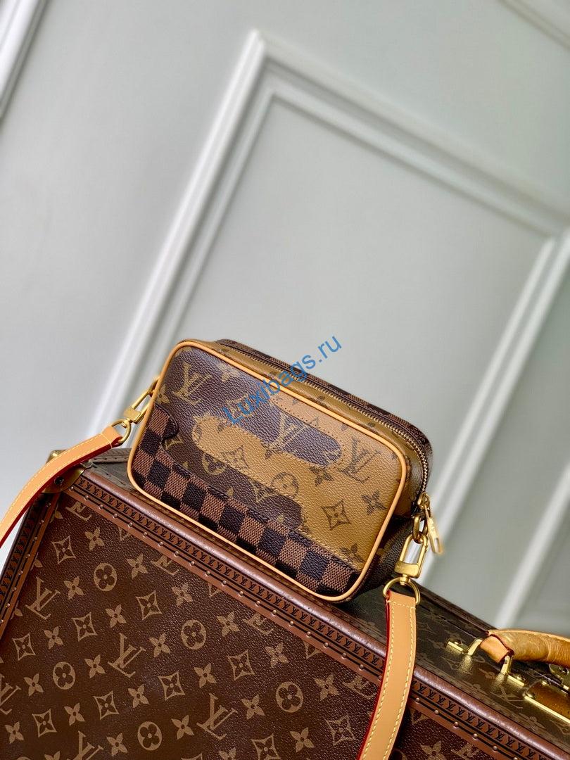 LV M26020 Louis Vuitton Trocadéro Wearable Wallet Brown - Image 2